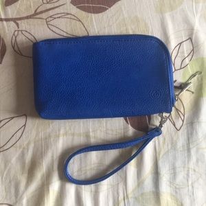 Blue Chic Buds Wallet